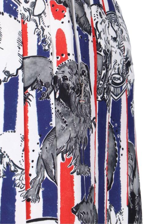  톰브라운 롱 스커트 톰 브라운 헥터 맥시 플리츠 스커트 멀티컬러 - THOM BROWNE