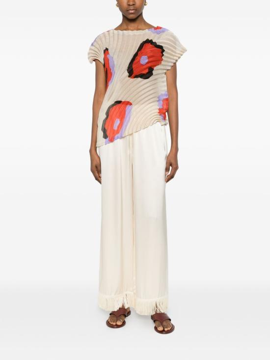 26SS 이세이 미야케 반팔 티셔츠 IM66FJ683 46 Beige