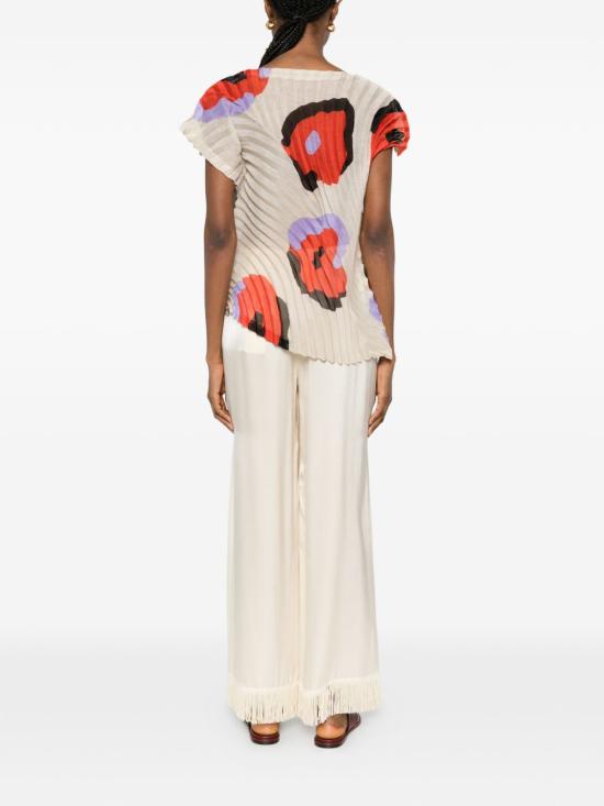 26SS 이세이 미야케 반팔 티셔츠 IM66FJ683 46 Beige - ISSEY MIYAKE