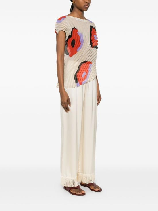 26SS 이세이 미야케 반팔 티셔츠 IM66FJ683 46 Beige - ISSEY MIYAKE