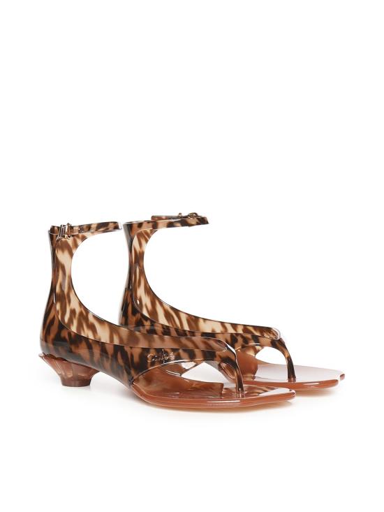  끌로에 샌들 젤리  블랙 브라운 - CHLOE