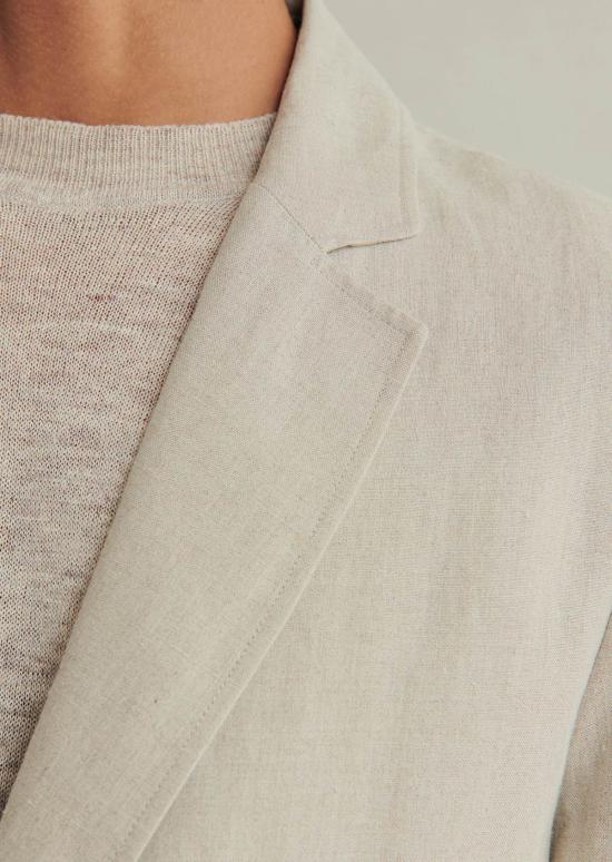  De Bonne Facture 수트 세트 드 본 팩튀르 작가용 재킷 염색하지 않은 아마 - OTHER BRANDS