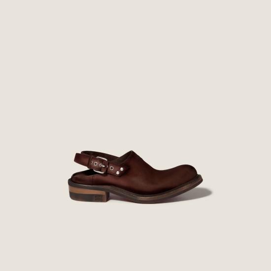 26SS 미우미우 샌들 5R667E5ODF0201 F A045 Brown