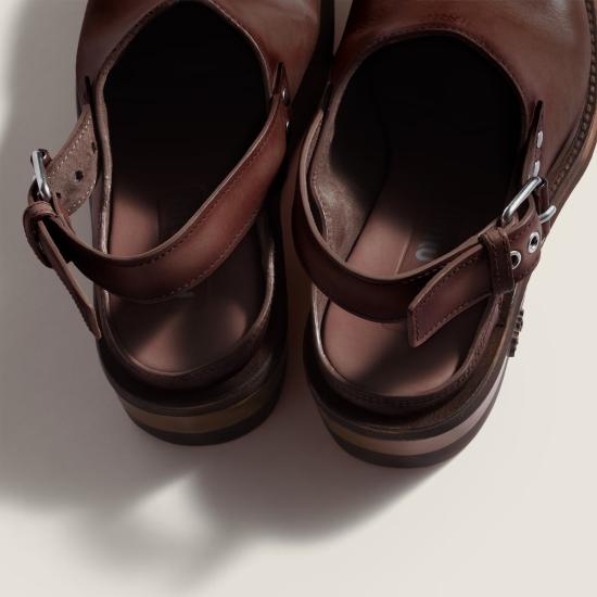 26SS 미우미우 샌들 5R667E5ODF0201 F A045 Brown - MIU MIU