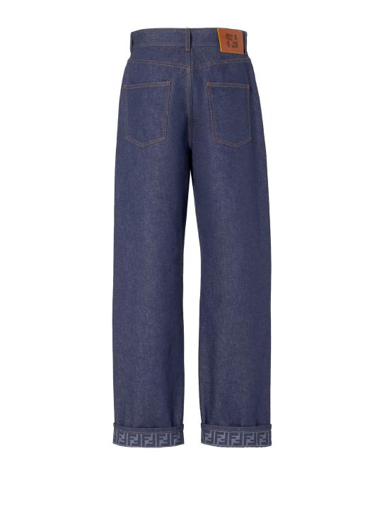 26SS 펜디 블루 데님 팬츠 FLP882 AOHSF0QB0 - FENDI