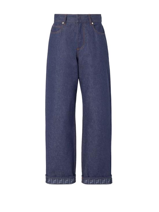 26SS 펜디 블루 데님 팬츠 FLP882 AOHSF0QB0