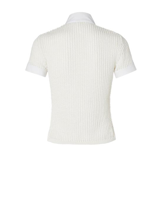 26SS 펜디 폴로 티셔츠 FZE572 AW4NF0ZNM White - FENDI