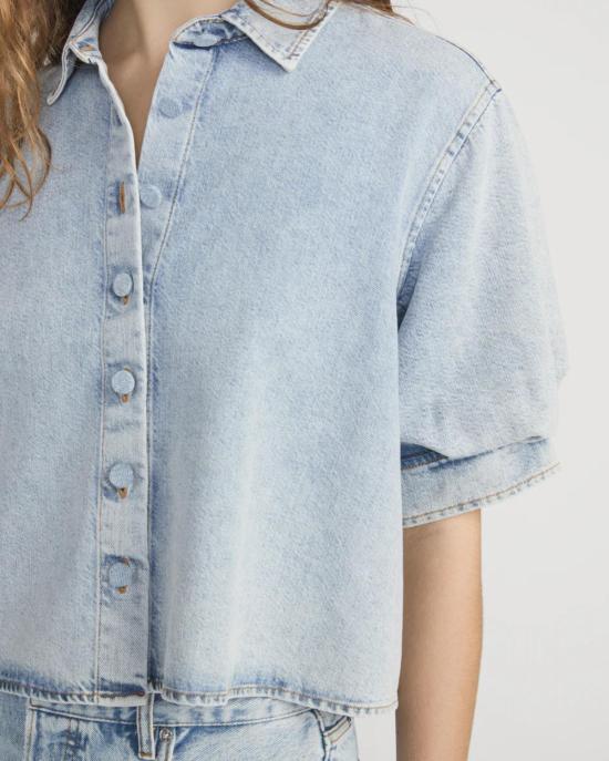  프레임 셔츠 더 빌로우 슬리브 셔츠 퍼핀 - FRAME