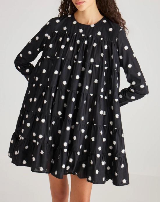  Merlette 숏 원피스 Soliman 드레스 Ikat Emb Dot - OTHER BRANDS