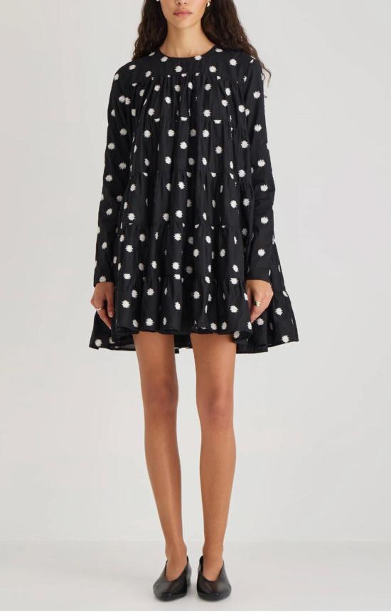  Merlette 숏 원피스 Soliman 드레스 Ikat Emb Dot - OTHER BRANDS