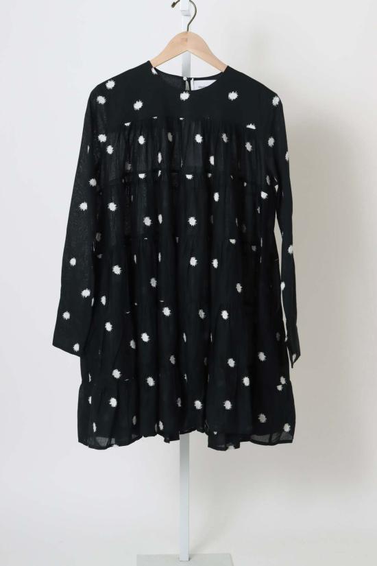  Merlette 숏 원피스 Soliman 드레스 Ikat Emb Dot