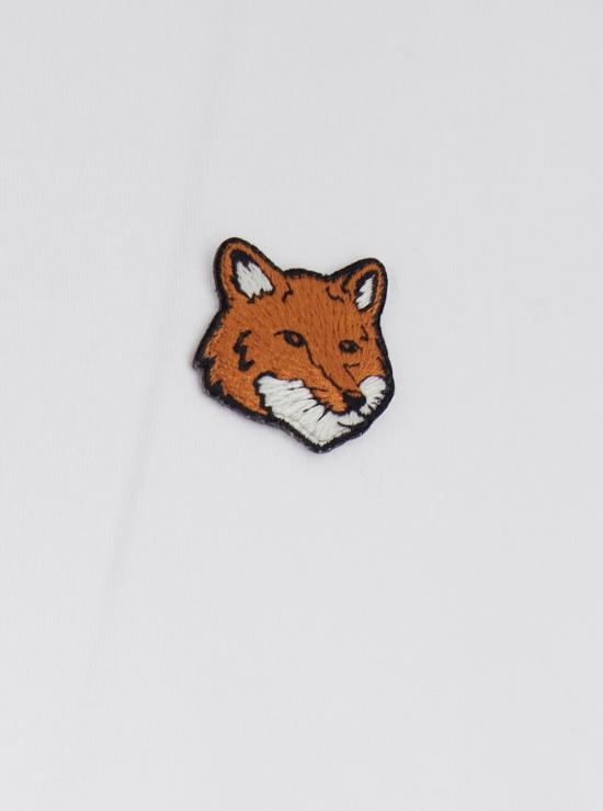 26SS 메종키츠네 폭스 헤드 레귤러 티셔츠 PM00107KJ7026 P100 WHITE DOM - MAISON KITSUNE