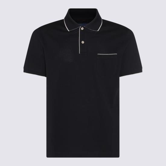 26SS 로로피아나 폴로 티셔츠 FAI0485 W000 NAVY DOM