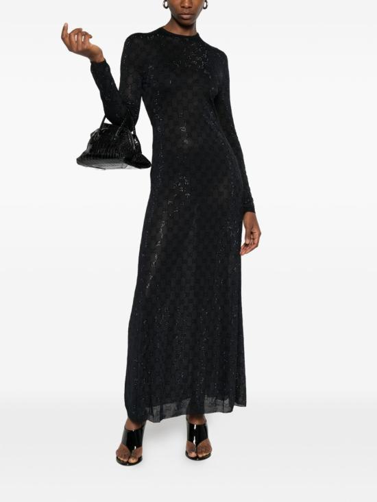 26SS 구찌 롱 원피스 864957 XKFHN1043 Black - GUCCI