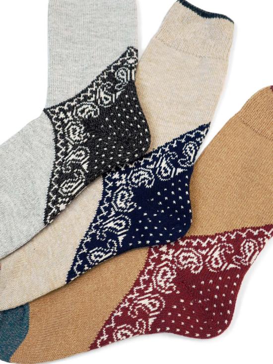  캐피탈 양말 96 얀즈 힐 페이즐리 반다나 - KAPITAL