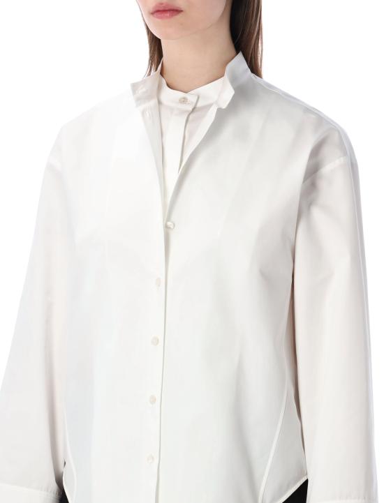 26SS 알라이아 셔츠 AA9C1010T611C 000 Bianco - ALAIA