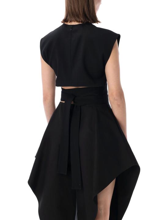 26SS 알라이아 민소매 티셔츠 AA9H1479T471C 995 Nero - ALAIA