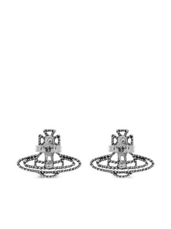 26SS 비비안웨스트우드 이어링 62010372 02P156P156 Antique platinum wht - VIVIENNE WESTWOOD