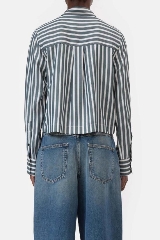  클로즈드 셔츠 닫힌 크롭 클래식 셔츠 - CLOSED