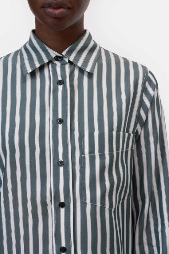  클로즈드 셔츠 닫힌 크롭 클래식 셔츠 - CLOSED