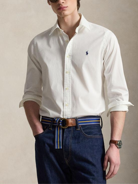 26SS 랄프 로렌 긴팔 셔츠 710B20512 003 White - RALPH LAUREN