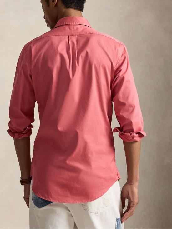 26SS 랄프 로렌 긴팔 셔츠 710B20512 007 Red - RALPH LAUREN