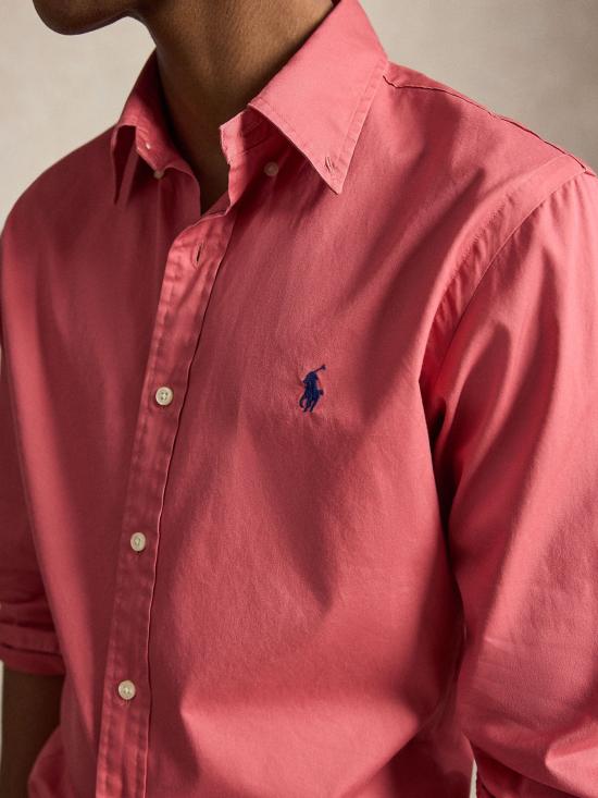 26SS 랄프 로렌 긴팔 셔츠 710B20512 007 Red - RALPH LAUREN