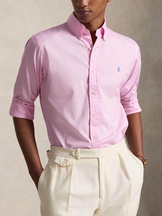 26SS 랄프 로렌 긴팔 셔츠 710B20512 002 Pink - RALPH LAUREN