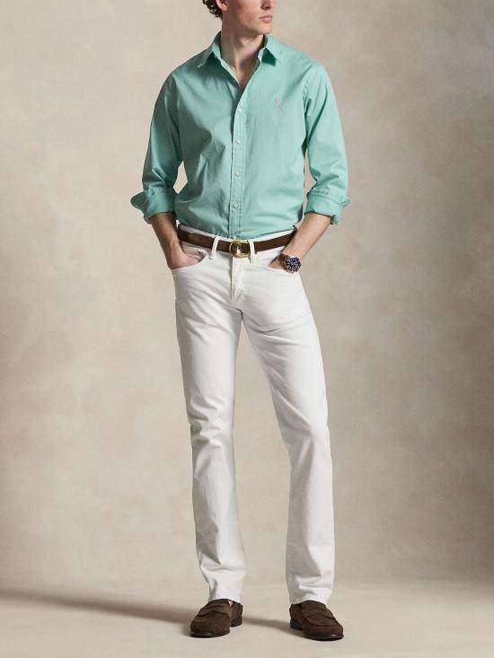 26SS 랄프 로렌 긴팔 셔츠 710B20512 008 Green - RALPH LAUREN