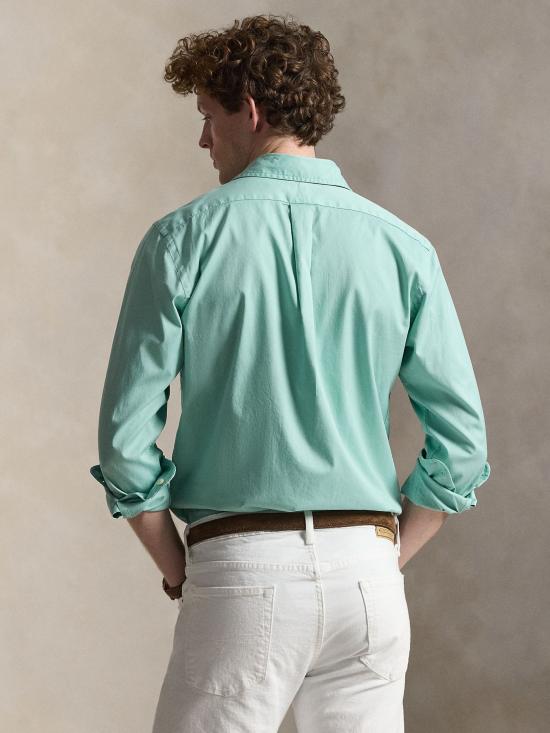 26SS 랄프 로렌 긴팔 셔츠 710B20512 008 Green - RALPH LAUREN