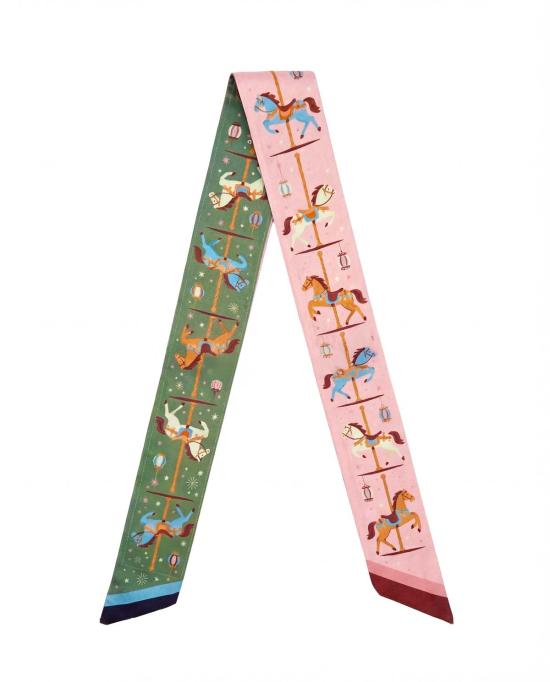  세레 머플러/스카프 세리 말띠 해 실크 트윌리 스카프