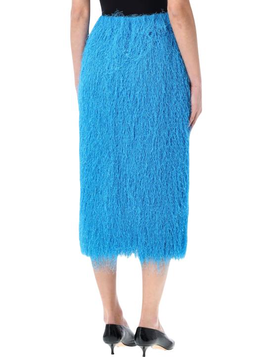 26SS 드리스 반 노튼 롱 스커트 2610108603038 503 TURCHESE - DRIES VAN NOTEN