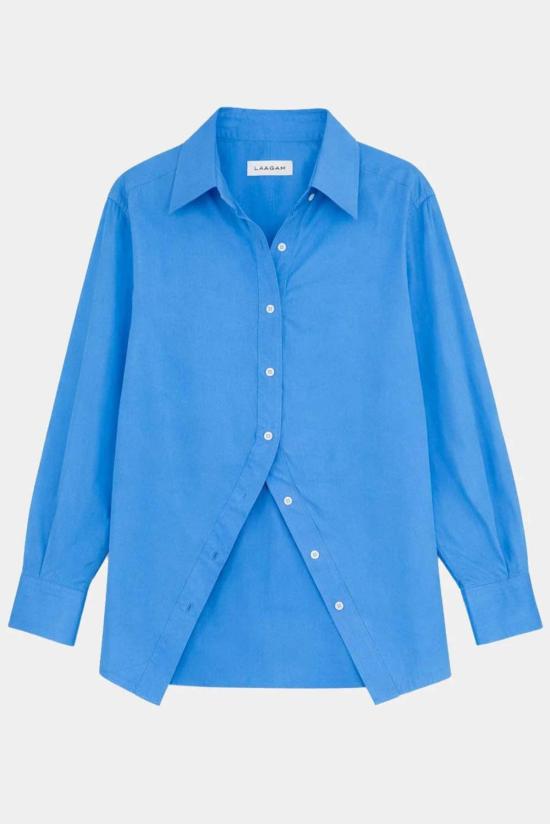 LAAGAM 셔츠 라감 노 보이프렌드 셔츠 블루 - OTHER BRANDS
