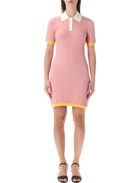 26SS 펜디 미디 원피스 FZDE35AW4S F1W0S Rosa