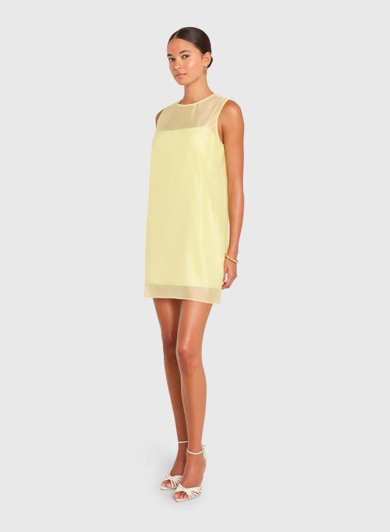  아만다 업리차드 숏 원피스 아만다 업리처드 안니나 드레스 버터 - AMANDA UPRICHARD