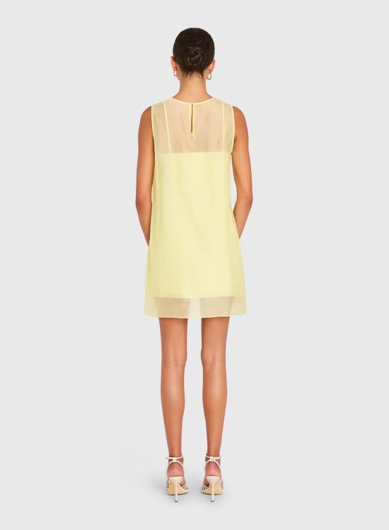  아만다 업리차드 숏 원피스 아만다 업리처드 안니나 드레스 버터 - AMANDA UPRICHARD