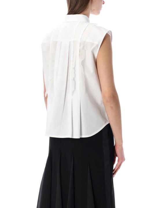 26SS 사카이 블라우스 26 08541 151 Bianco - SACAI