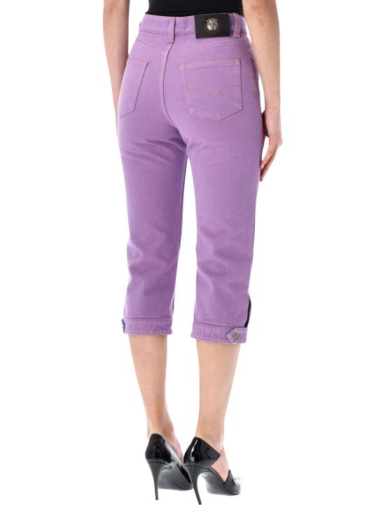 26SS 베르사체 스트레이트 팬츠 10237411A17871 1DB20 LILAC ARCH - VERSACE