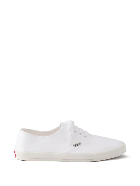 26SS 프라다 드릴 패브릭 스니커즈 2EE467 3LKE F0009 WHITE DOM