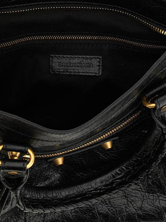 26SS 발렌시아가 르 시티 토트백 811442 210F6 1000 BLACK DOM - BALENCIAGA