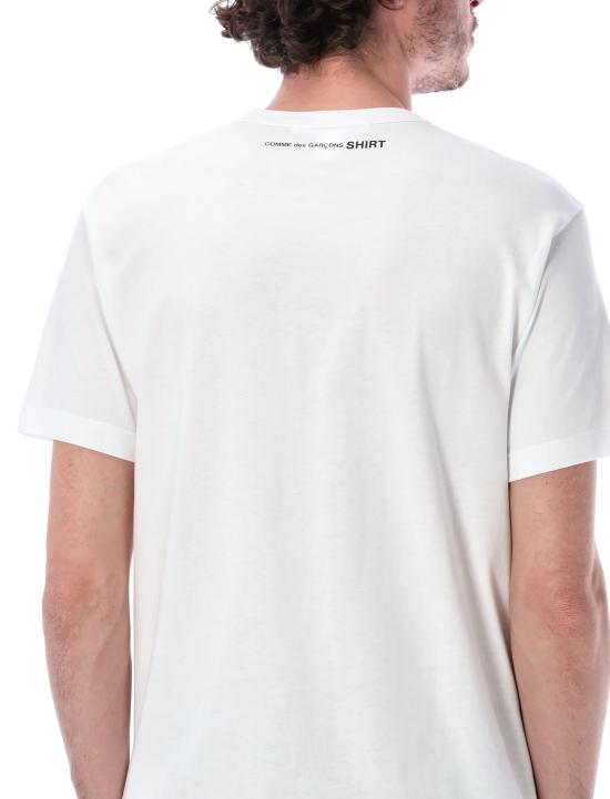 26SS 꼼데가르송 반팔 티셔츠 FQ T003 051 Bianco - COMME DES GARCONS