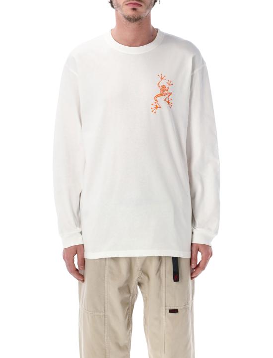 26SS 그라미치 긴팔 티셔츠 G6SU T108 WHITE Bianco