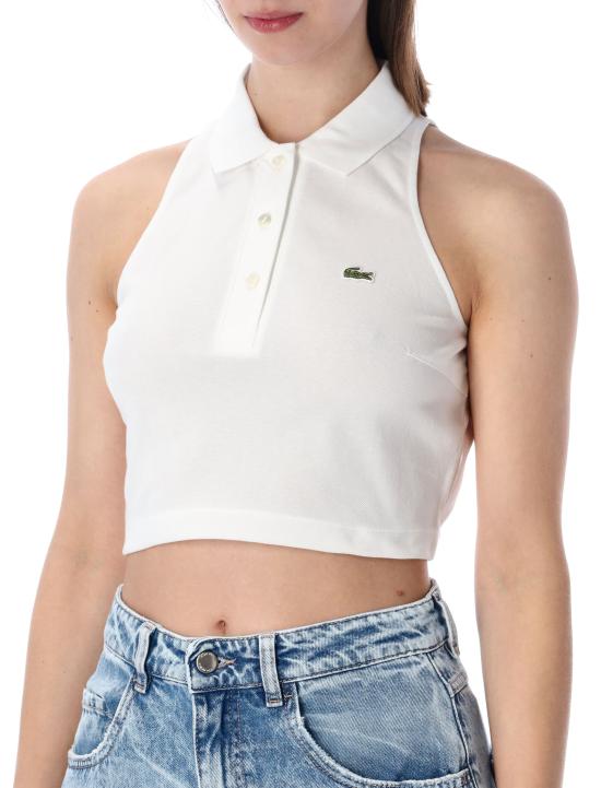 26SS 라코스테 민소매 티셔츠 PF3123 001 Bianco - LACOSTE