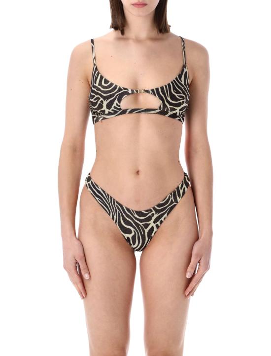 26SS 마티네 비키니 수영복 CB7034 ZEBRATO BI ZEBRATO BIANCO