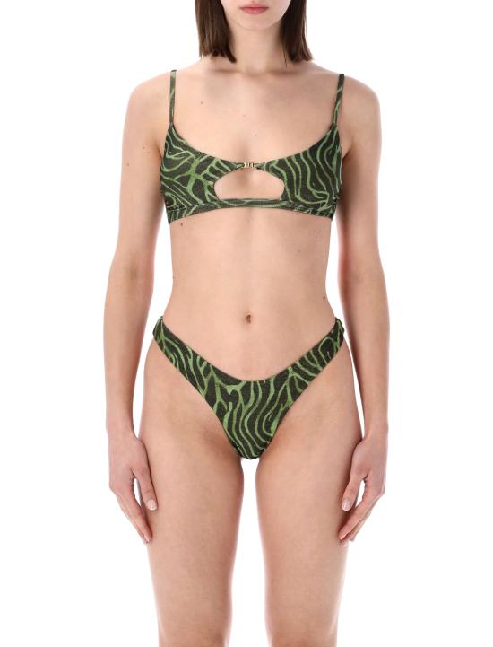 26SS 마티네 비키니 수영복 CB7034 ZEBRATO VE ZEBRATO VERDE