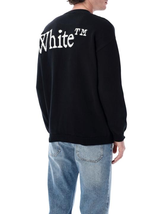 26SS 오프화이트 스웨터 OMHE20QS26KNI001 0001 Nero - OFF WHITE