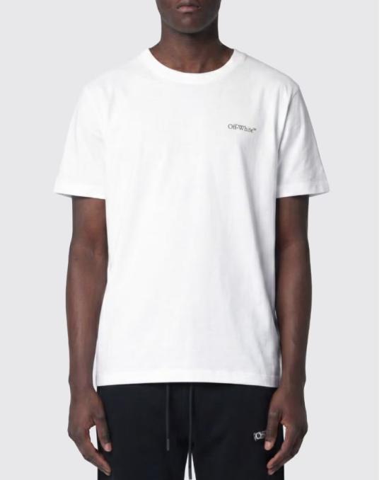 26SS 오프화이트 반팔 티셔츠 OMAA027S26JER001 1000 Bianco - OFF WHITE