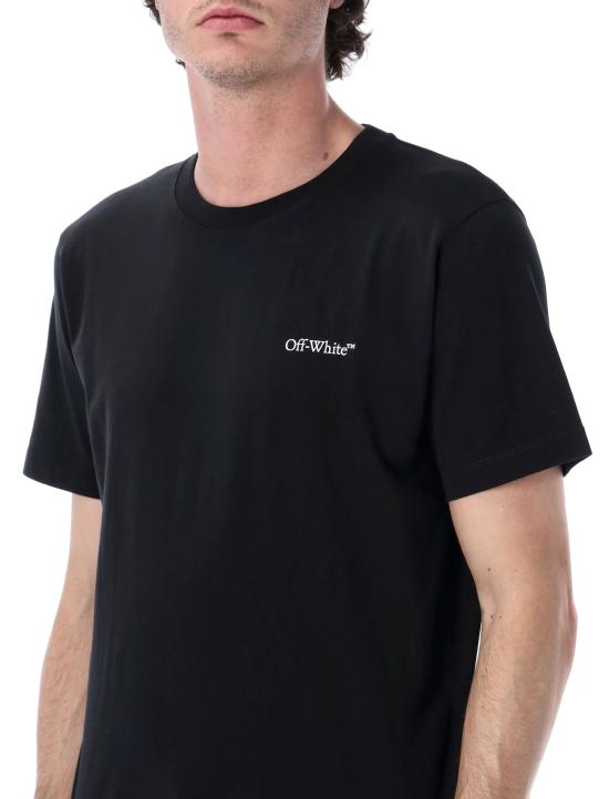 26SS 오프화이트 반팔 티셔츠 OMAA027S26JER001 0001 Nero - OFF WHITE