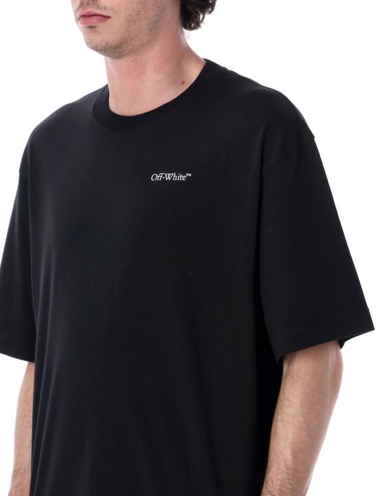 26SS 오프화이트 반팔 티셔츠 OMAA120S26JER008 0001 Nero - OFF WHITE