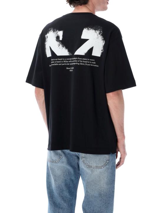 26SS 오프화이트 반팔 티셔츠 OMAA120S26JER008 0001 Nero - OFF WHITE